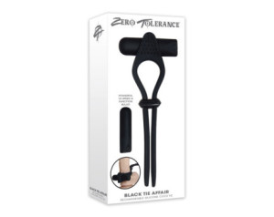 ZT Black Tie Affair Cock Tie Black