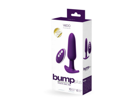 Bump Plus Remote Control Anal Vibe Prple