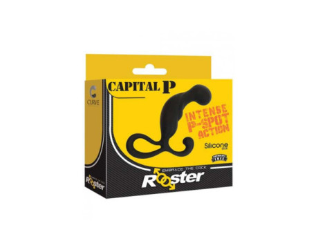 Rooster Capital P Silicone Prostate Blk