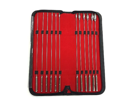 Stainless  12 Piece Rosebud Dilator Set