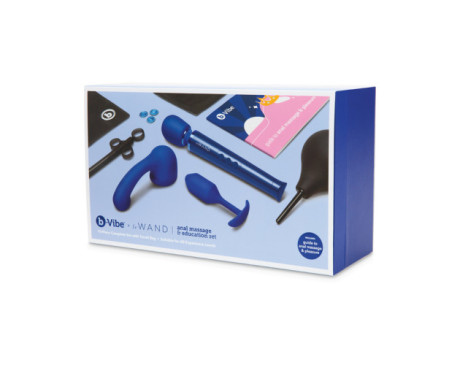 b-Vibe Anal Massage & Education Set Blue