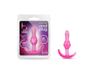 B Yours Curvy Anal Plug Pink