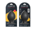 Forto F-98 Cone Silicone Plug Lrg Blk