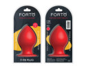 Forto F-98 Cone Silicone Plug Lrg Red