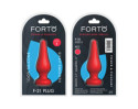 Forto F-21 Tear Drop Sili Plug Sml Red