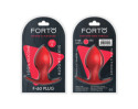 Forto F-60 Spade Silicone Plug Sml Red