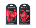 Forto F-60 Spade Silicone Plug Med Red