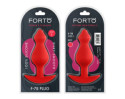 Forto F-78 Pointee Silicone Plug Lrg Red