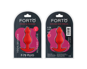 Forto F-78 Pointee Silicone Plug Sml Red