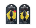 Forto F-10 Sili Plug w/Pull Ring Sml Blk