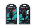 Forto F-83 Spiral Silicone Plug Black