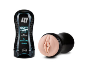 M for Men Soft + Wet Pussy w/Orbs Beige