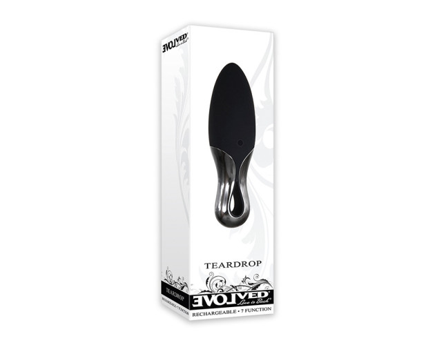 Evolved Teardrop Mini Vibrator Black