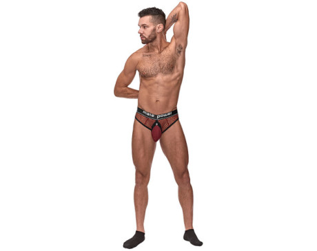 MP Cock Pit Net Cock Ring Thong Bur SM