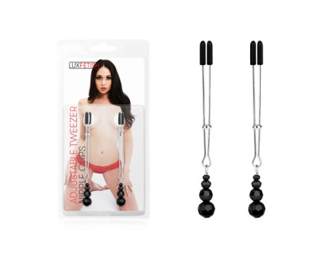 Lux Fetish Adjustable Tweezer Nip Clips