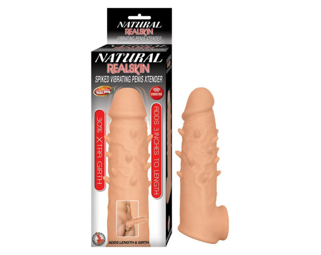 Natural Realskin Spik Vibrat Penis Xte W