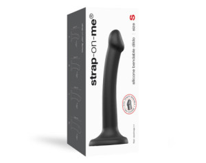 Strap-On-Me BendableDualDensDildo Blk S