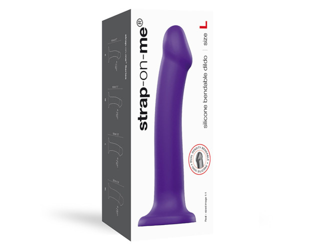 Strap-On-Me BendableDualDensDildo Pur L