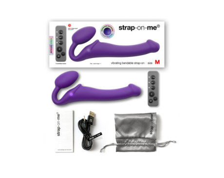 Strap-On-Me VibrBendableStrapOn Pur M