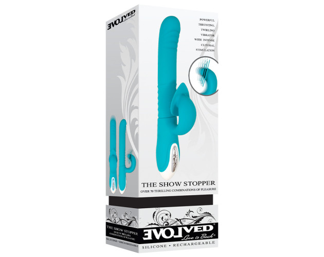 Evolved ShowStopper Dual Stimulator Teal