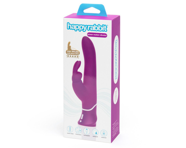 HR Power Motion Rabbit Vibrator Purple