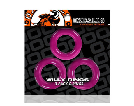 Oxballs Willy Rings 3-Pack Cockrings Pk