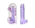 RealRock CC 9in Dildo WBalls&Suction Pur