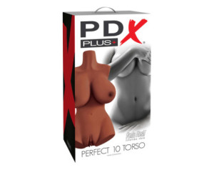 PDX Plus Perfect 10 Torso Mastur Brown