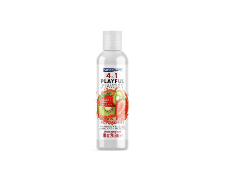 Swiss Navy 4 in 1 Straw-Kiwi Pleasur 1oz