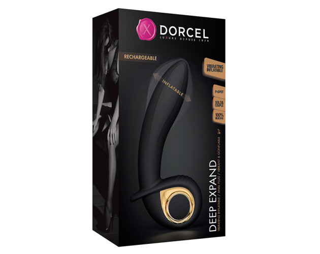 Dorcel DeepExpand Inflating Vibrator Blk