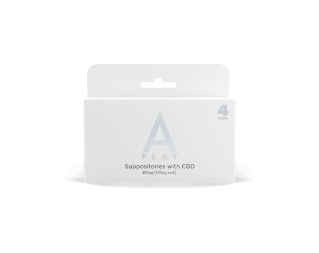 A-Play Suppositories with CBD 400mg (100