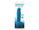 Colours Pleasures 5in Vibr Dildo Blue