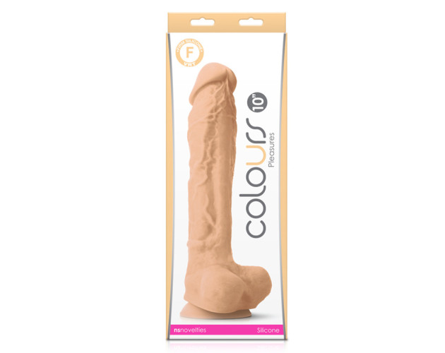 Colours Pleasures 10in Dildo Beige