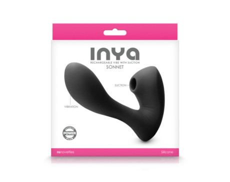 INYA Sonnet Rechargeable Vib Suction Blk