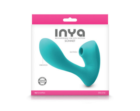 INYA Sonnet Rechargeable VibSuction Teal