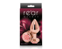 Rear Assets Rose Anal Plug Medium Pink