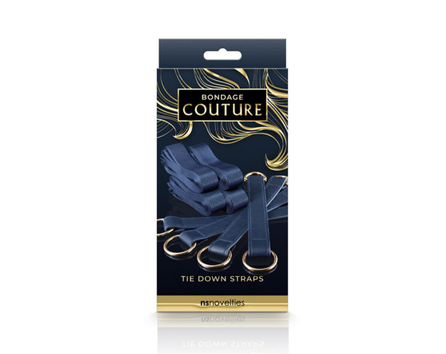 Bondage Couture Tie Down Straps Blue