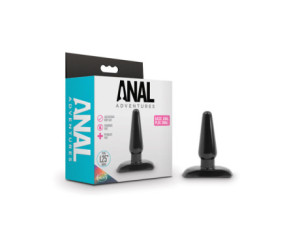 Anal Adventures Basic Anal Plug Sml Blk