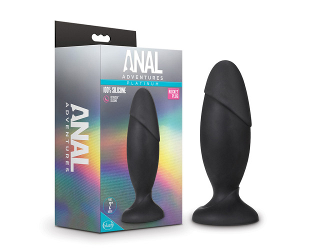 Anal Adventures Rocket Plug Black