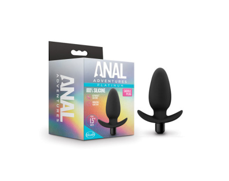 Anal Adventures Vibrating SaddlePlug Blk