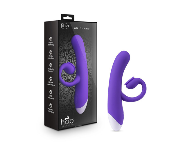 Hop Oh Bunny Air Pulse Vibrator Midnight