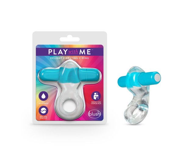 Play with Me Delight Vibr C-Ring Blue