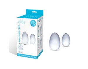 Glas 2pc Glass Yoni Egg Set