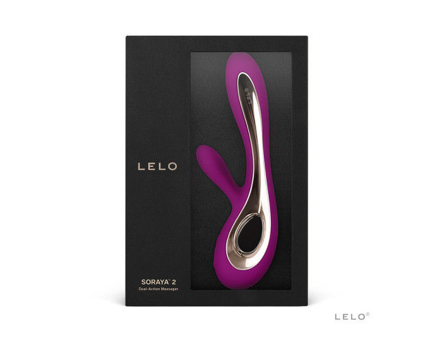 LELO SORAYA 2 Rabbit Vibrator Deep Rose