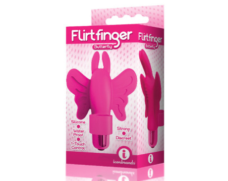 The 9's Flirt Finger Butterfly Pink