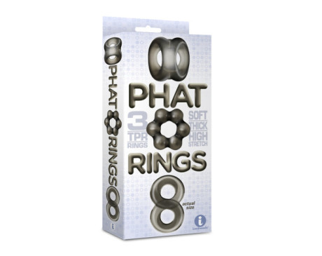 The 9's Phat Rings Smoke 1 Chunky C Ring