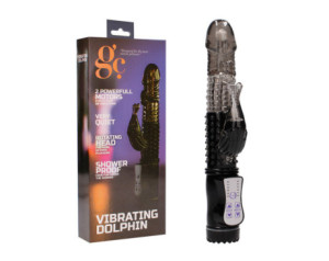 GC Vibrating Dolphin Rotating Rabbit Blk