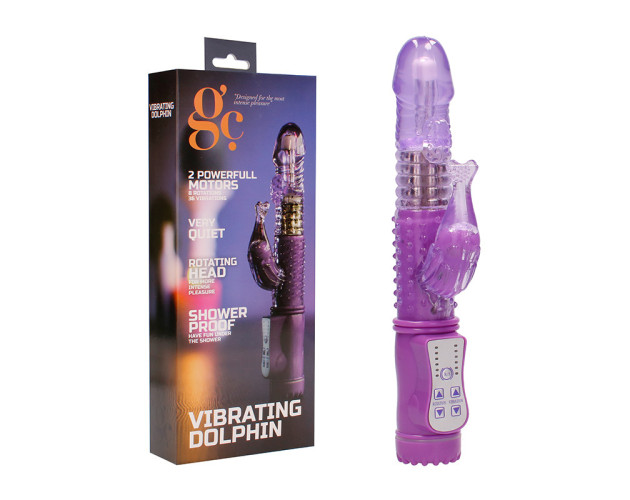 GC Vibrating Dolphin Rotating Rabbit Pur