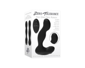 ZT One-Two Punch VibrTappingProstate Blk