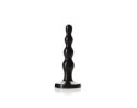 Tantus Ripple Small Beaded Plug Black